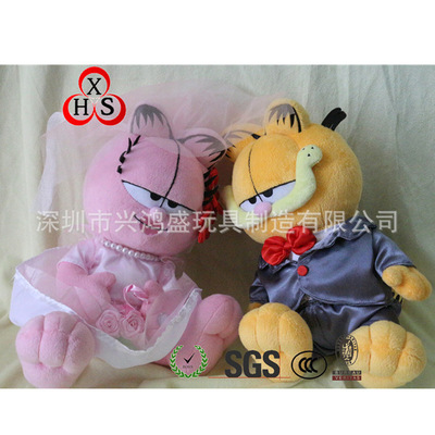 西裝加菲貓玩偶 深圳工廠直供，時尚造型引爆市場